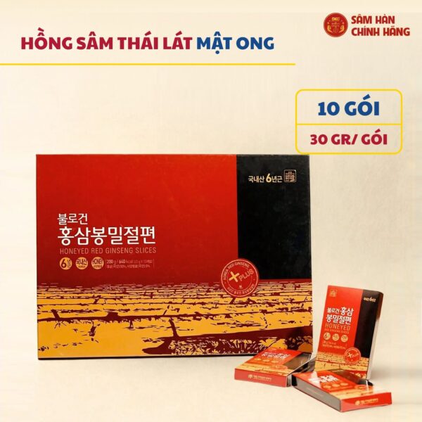 Hồng sâm lát mật ong Hàn Quốc (20g*10) – Daedong